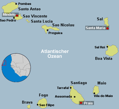 Map Kap Verde